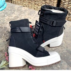 Converse Chuck Taylor All Star GR82 XX Platform Sky High Heel Leather Boots